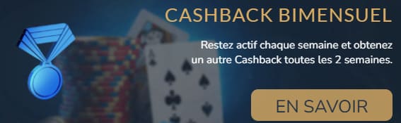 Limitless Casino cashback bimensuel